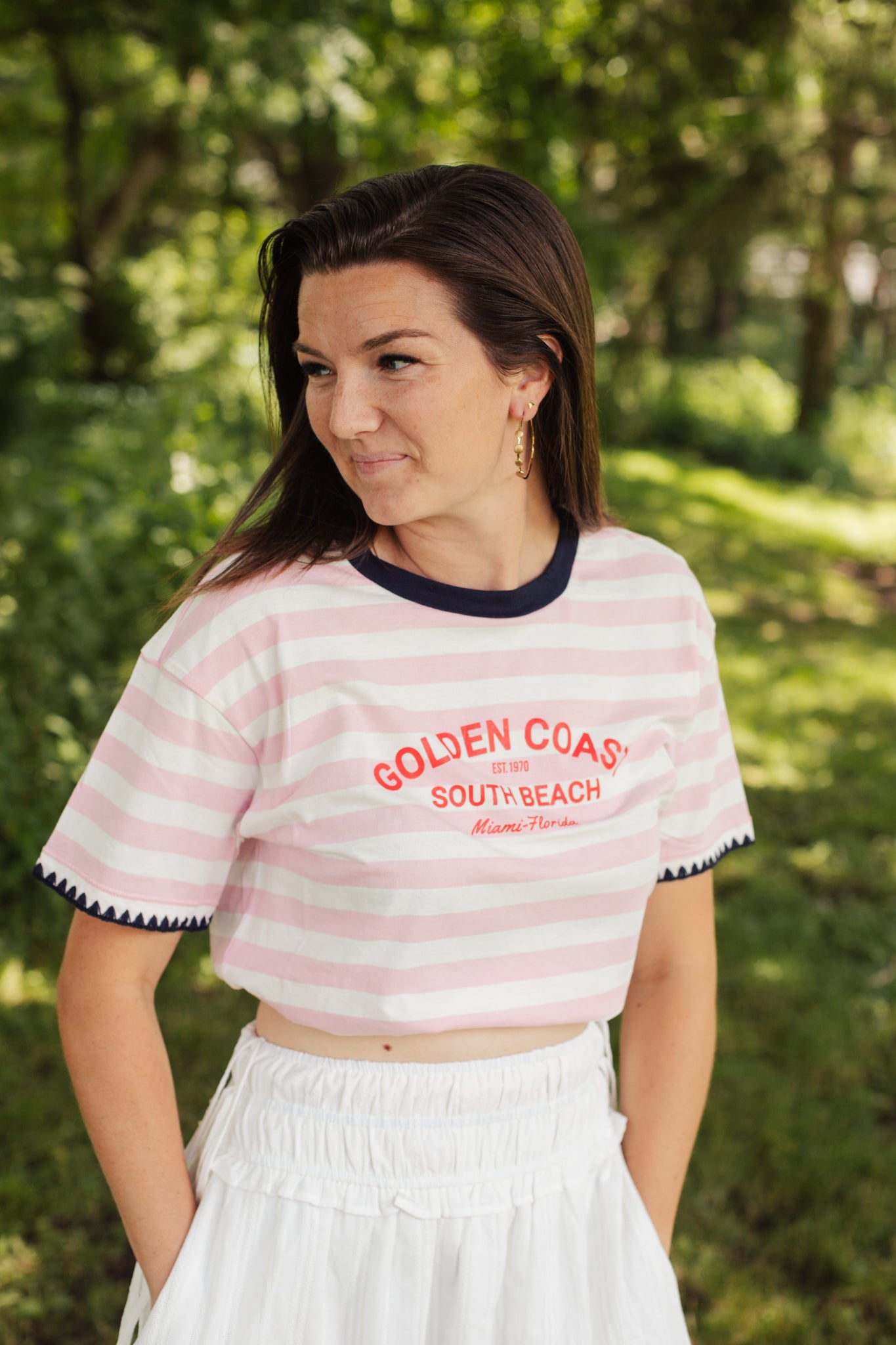 Golden Coast Tee - Pink