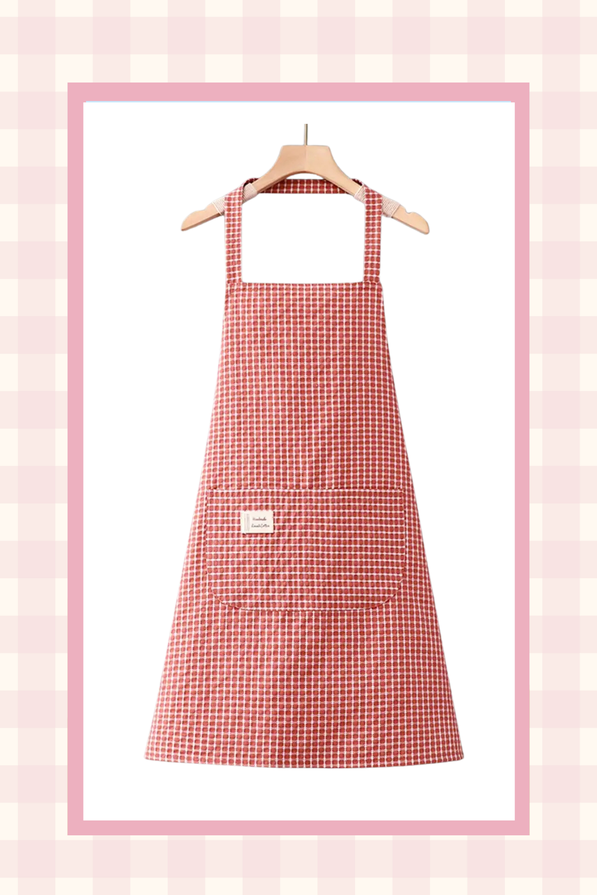 Red Checkered Apron