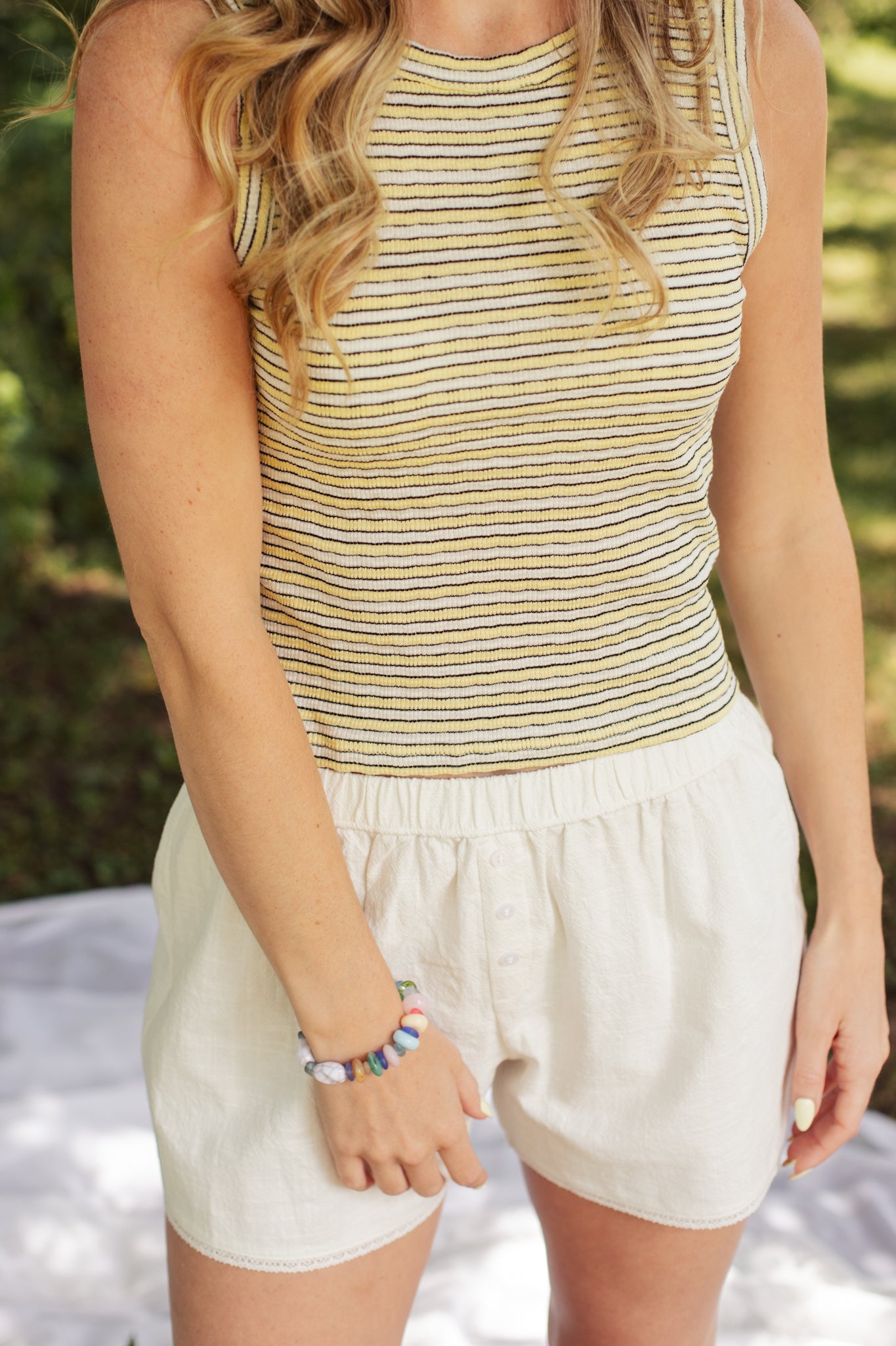 Pineapple Striped Tank