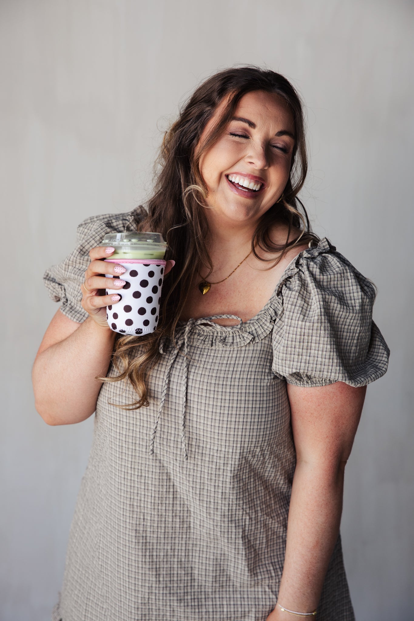 Polka Dot Coffee Sleeve