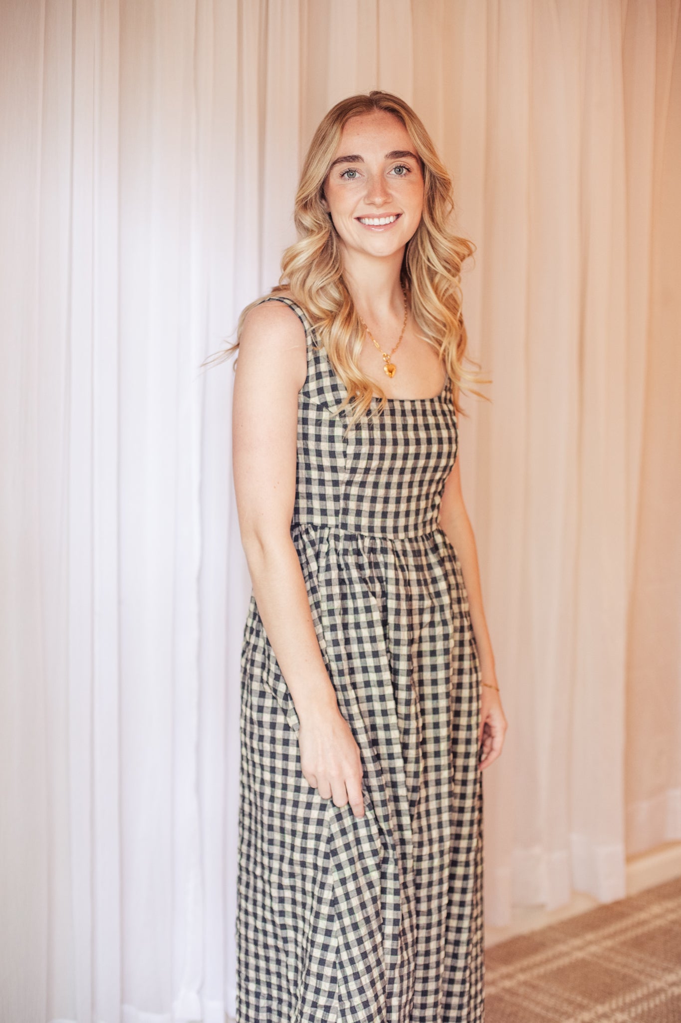 Harvest Gingham Dress