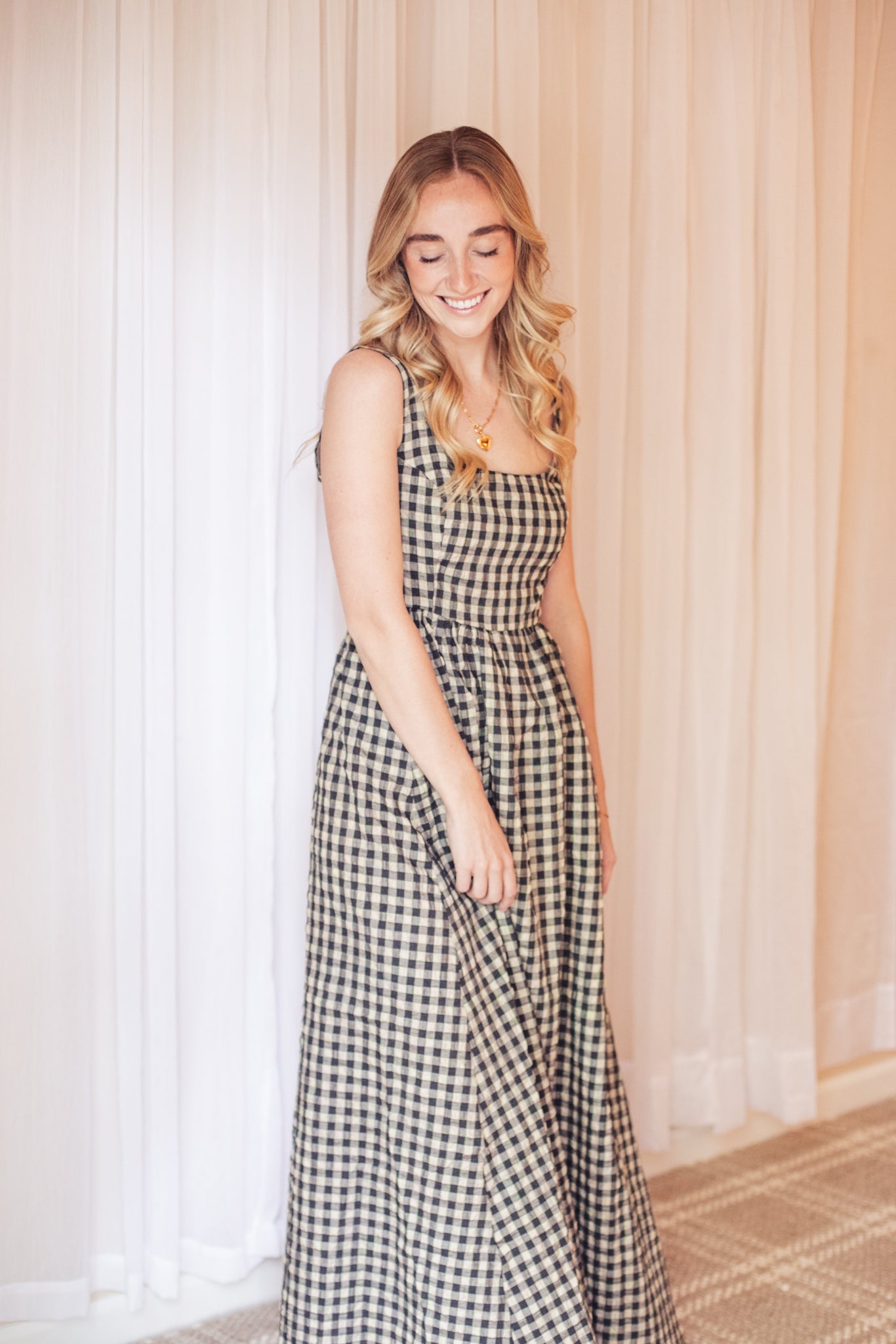 Harvest Gingham Dress