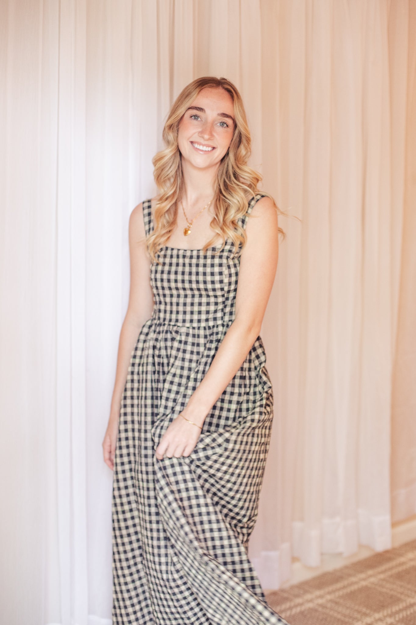 Harvest Gingham Dress