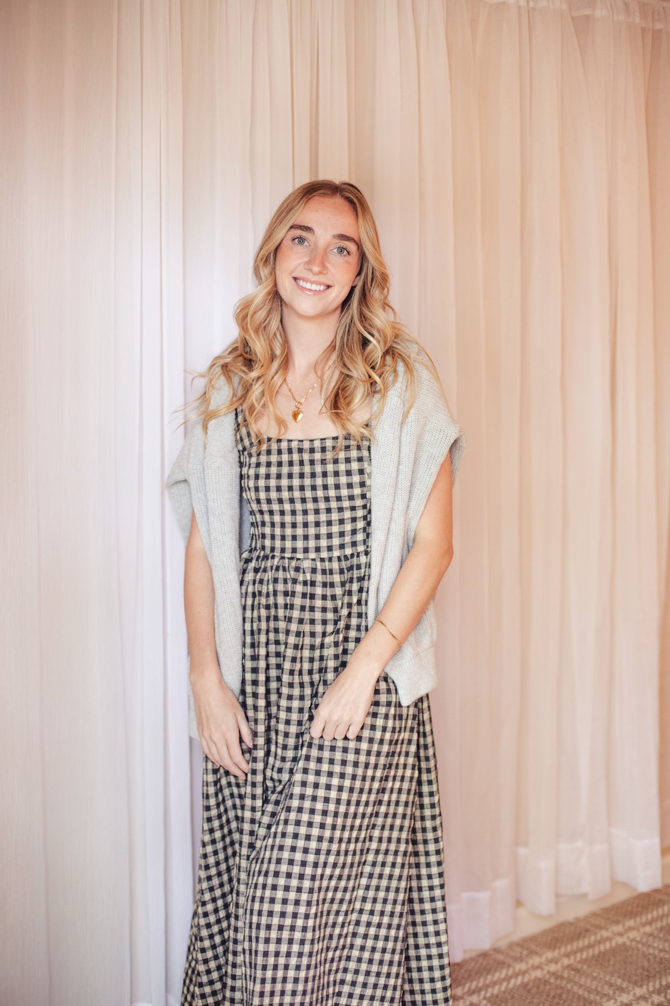 Harvest Gingham Dress