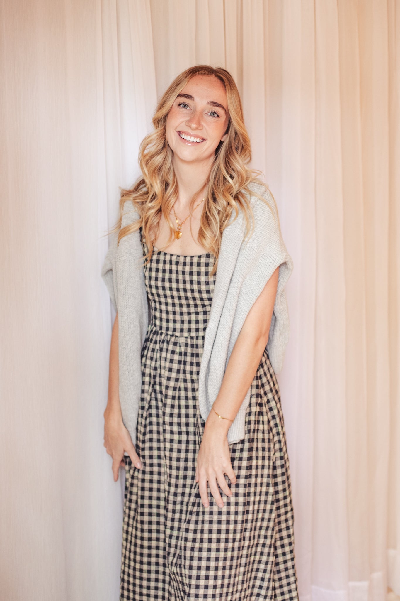 Harvest Gingham Dress
