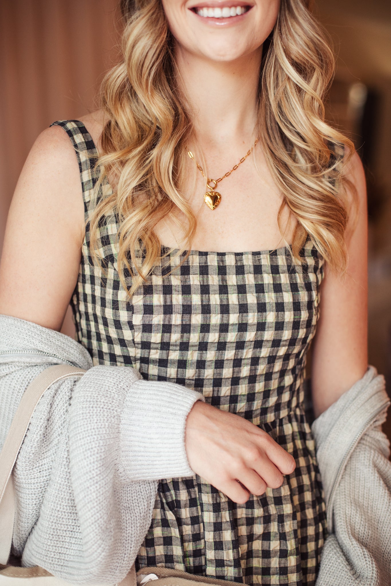 Harvest Gingham Dress