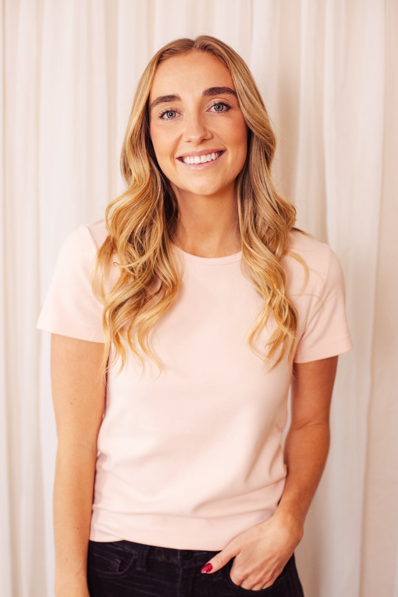 The Soft Blush Top