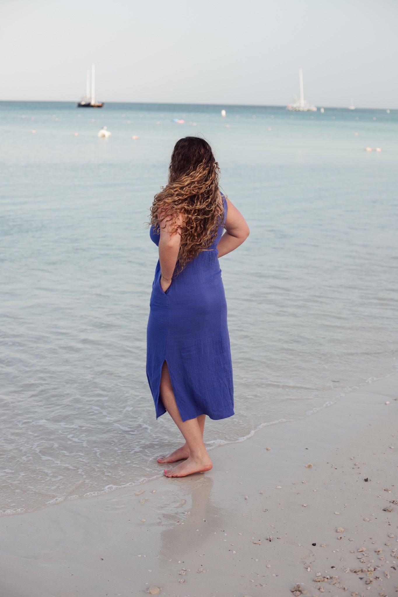 Palm Springs Dress - Blue