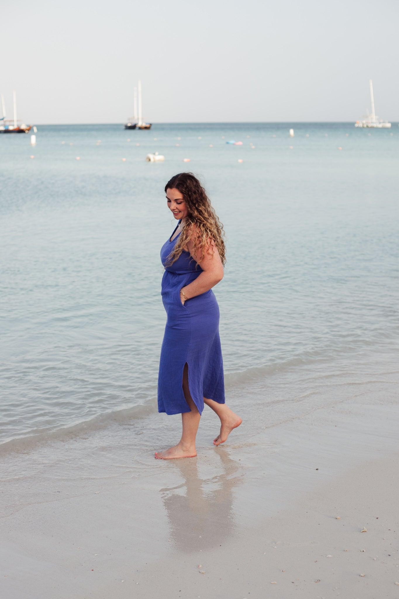 Palm Springs Dress - Blue