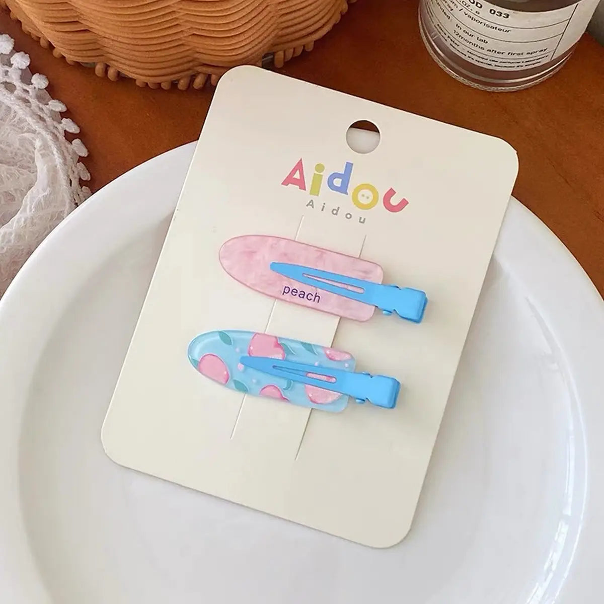 Pink Creaseless Hair Clips