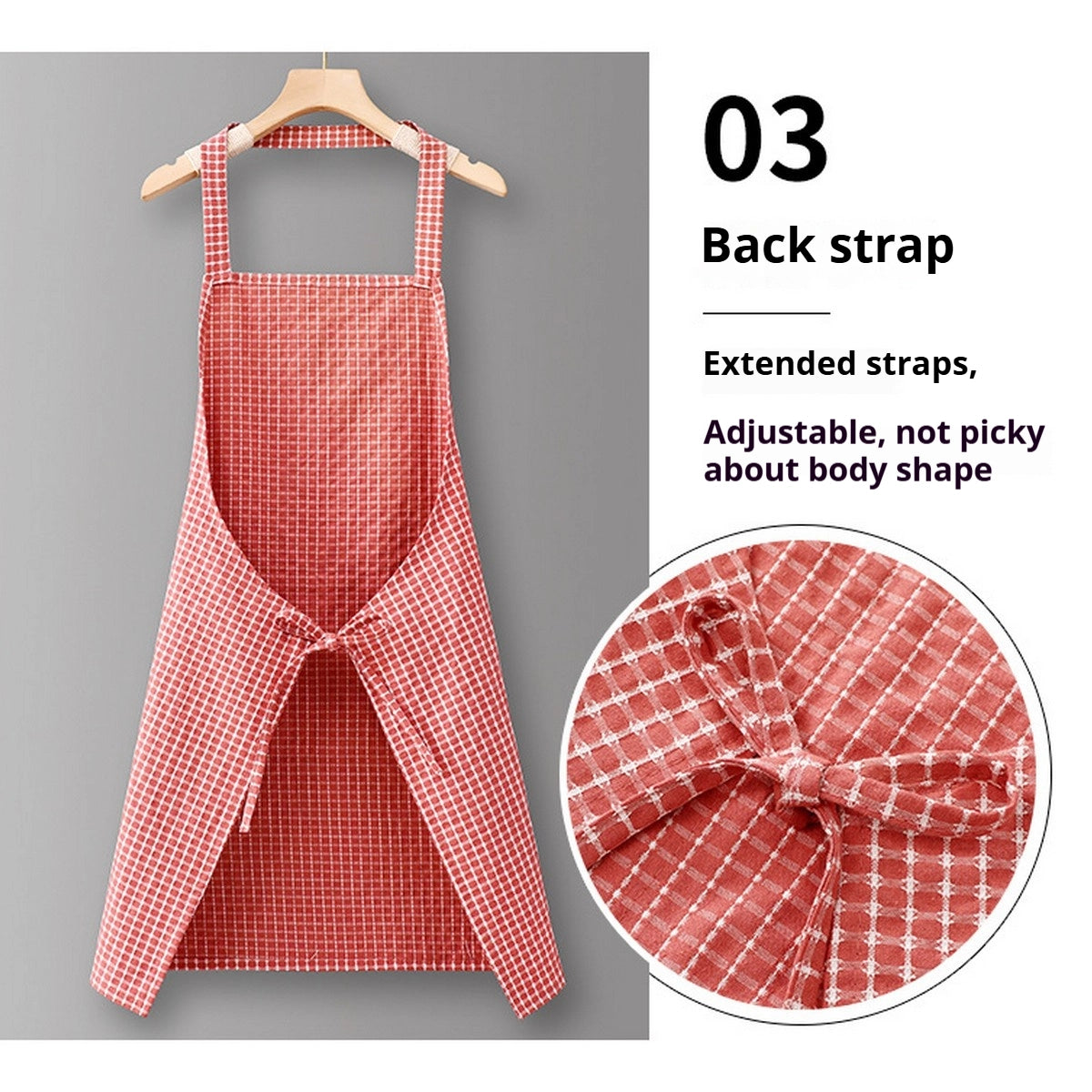Red Checkered Apron