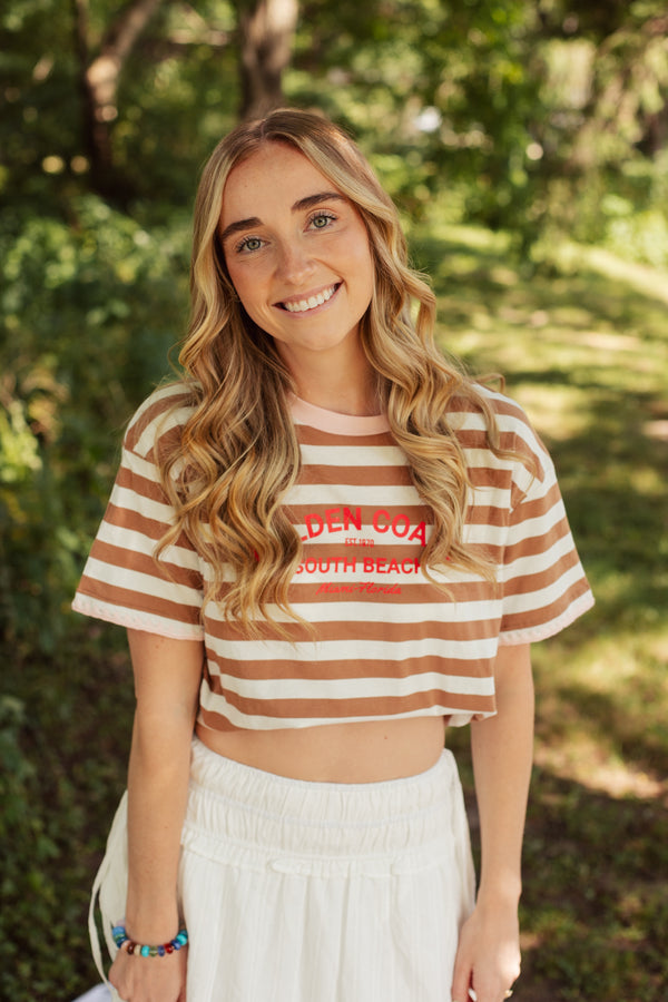 Golden Coast Tee - Tan