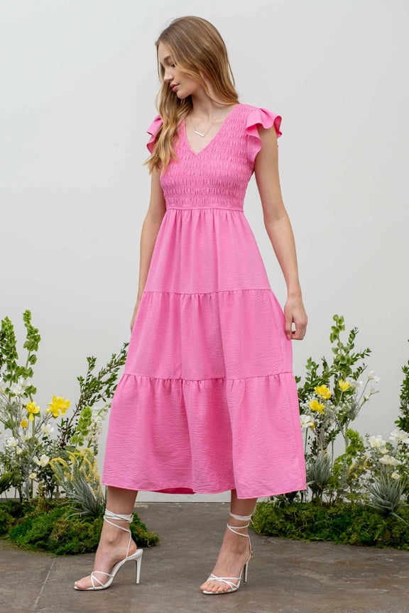 Beauty and Grace Dress - Pink