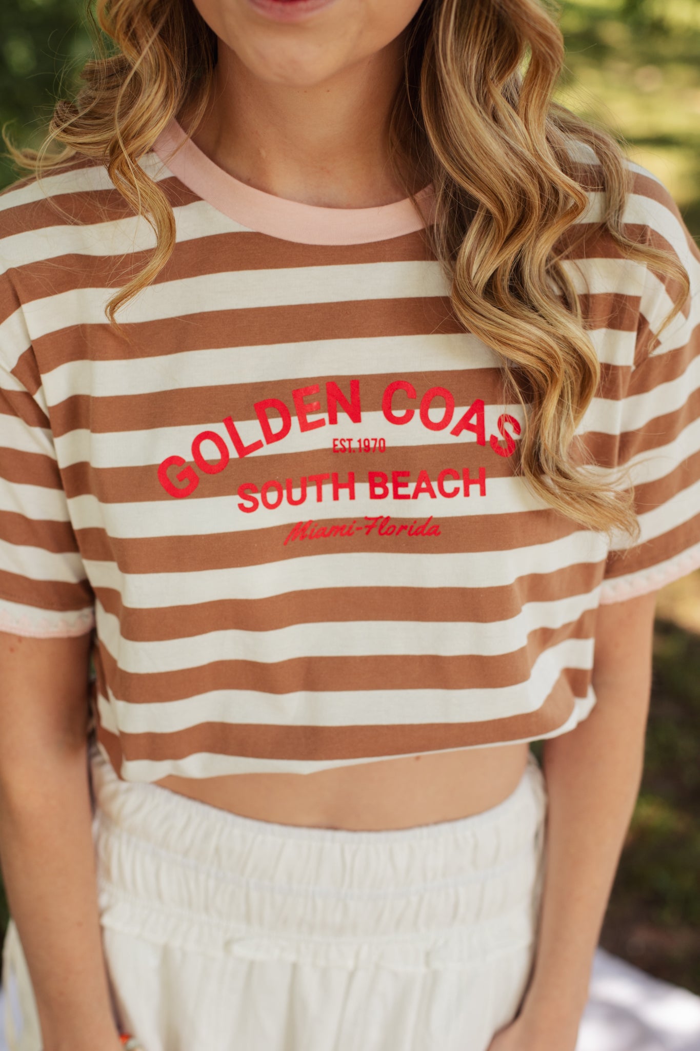 Golden Coast Tee - Tan