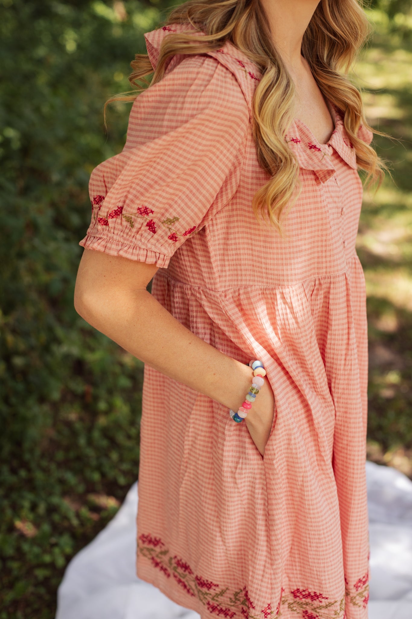 Blushing Floral Dress