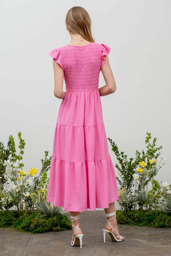 Beauty and Grace Dress - Pink