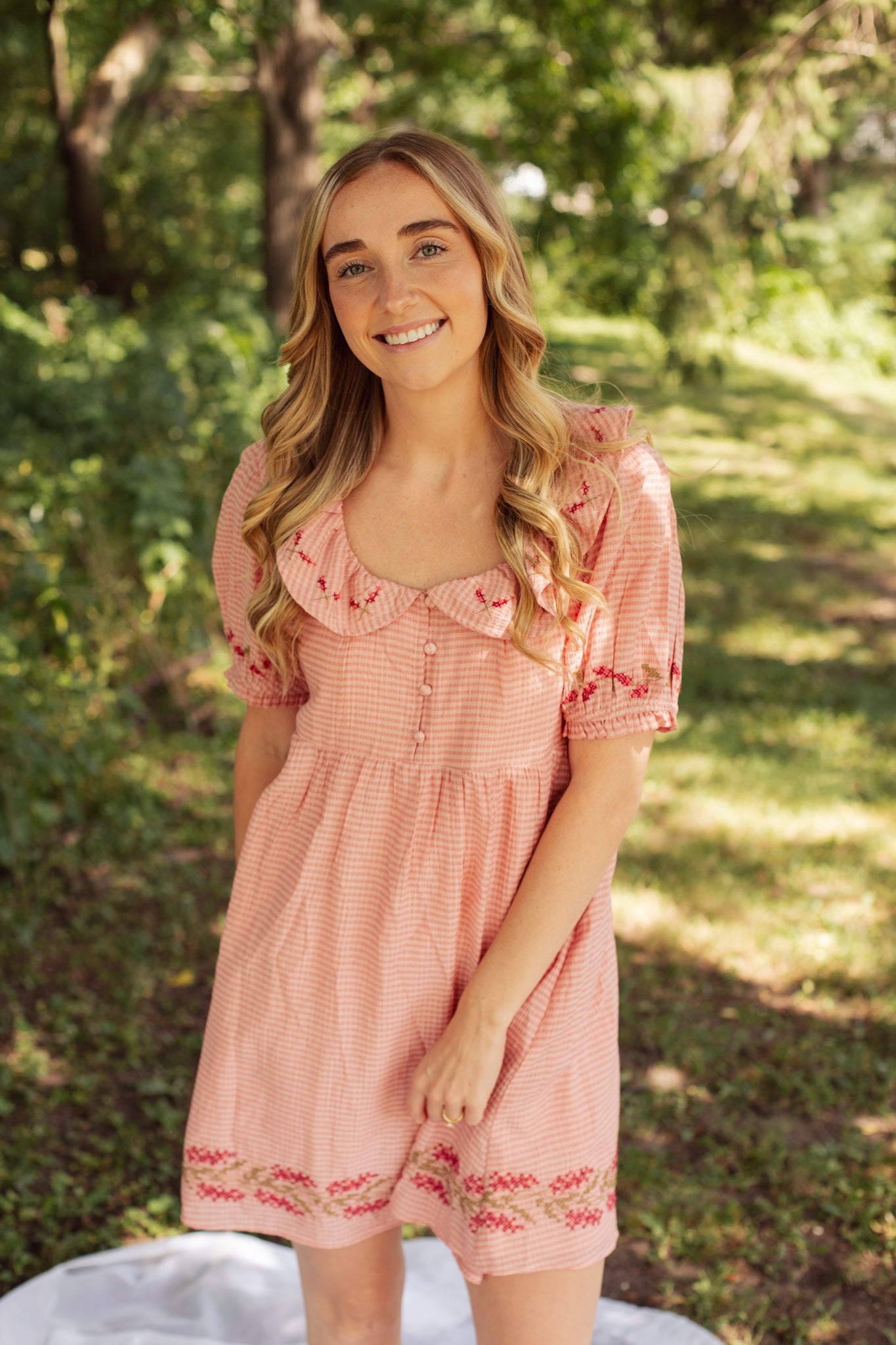 Blushing Floral Dress
