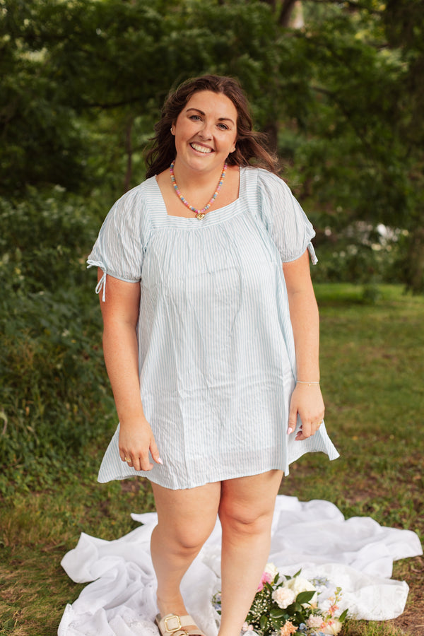 Blue Skies Babydoll Dress