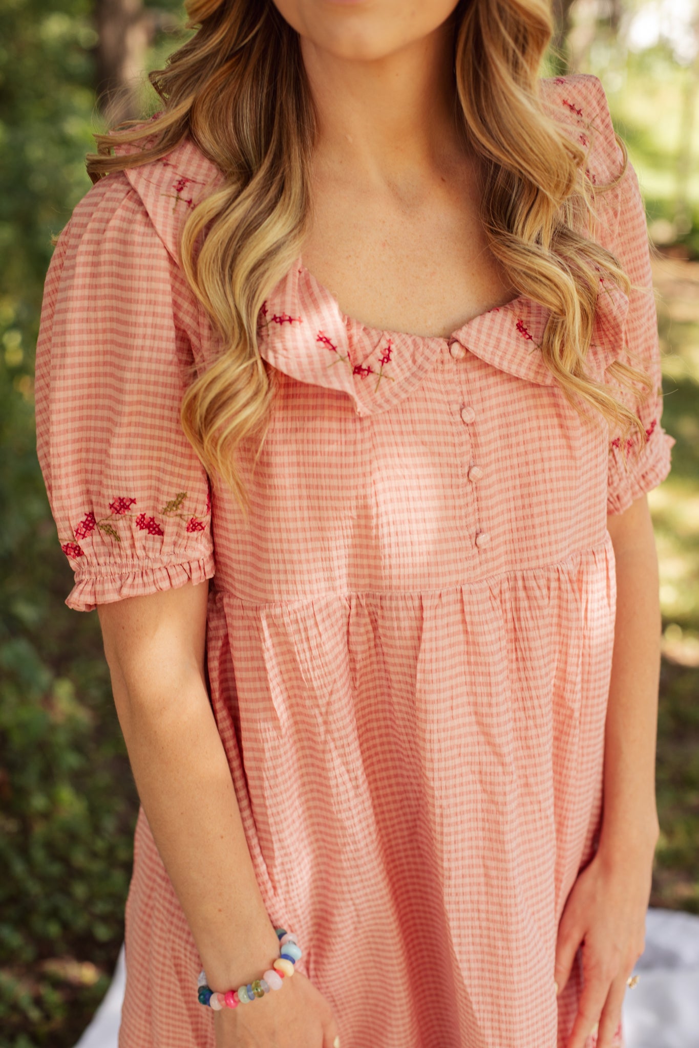 Blushing Floral Dress