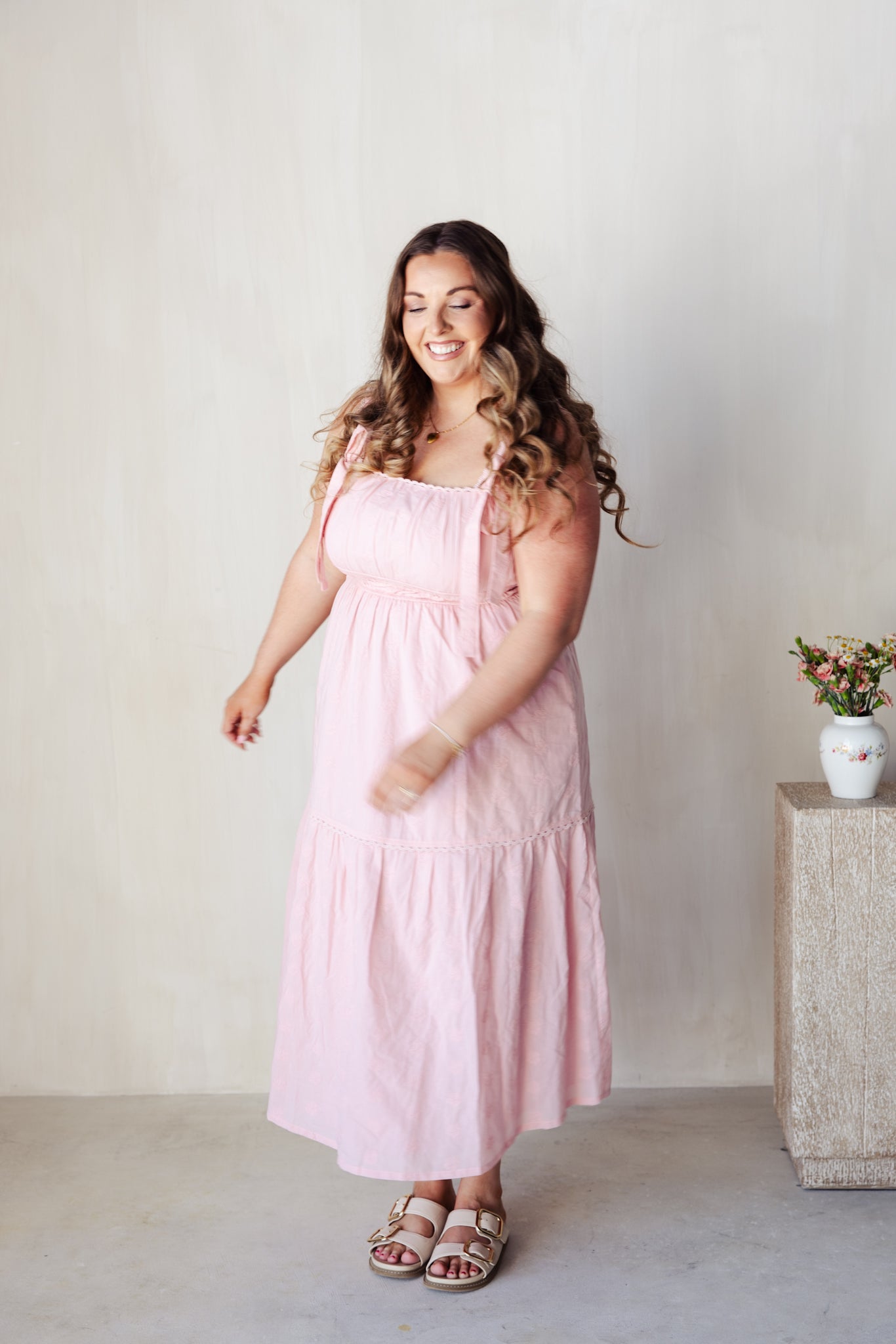 Blushing In Blooms Dress