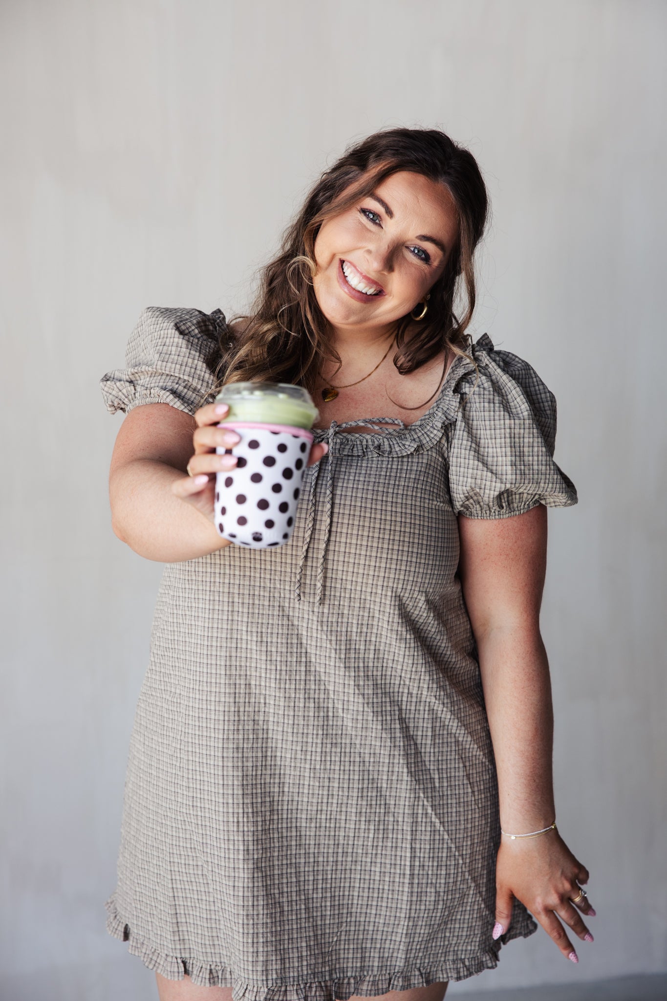Polka Dot Coffee Sleeve