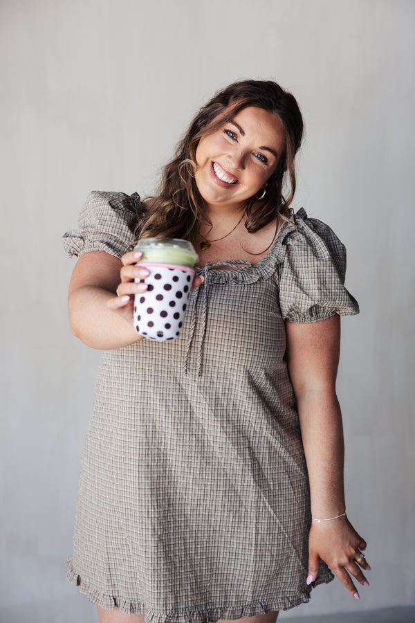 Polka Dot Coffee Sleeve