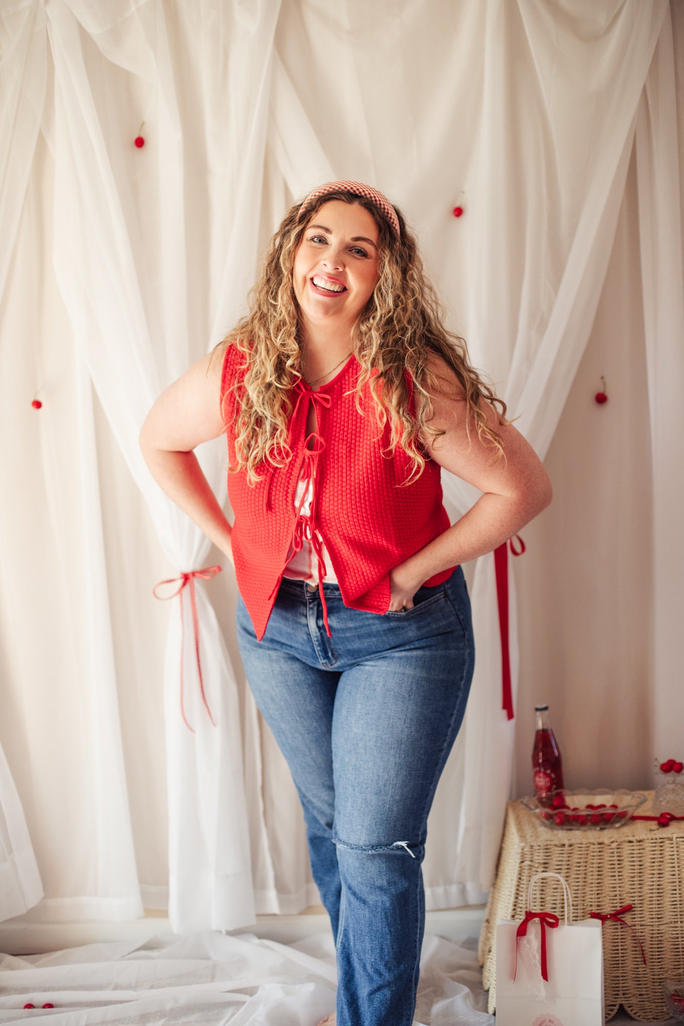 Sweet As Cherries Vest