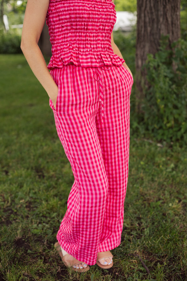 Pretty In Pink Pants