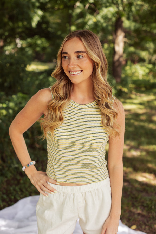 Pineapple Striped Tank