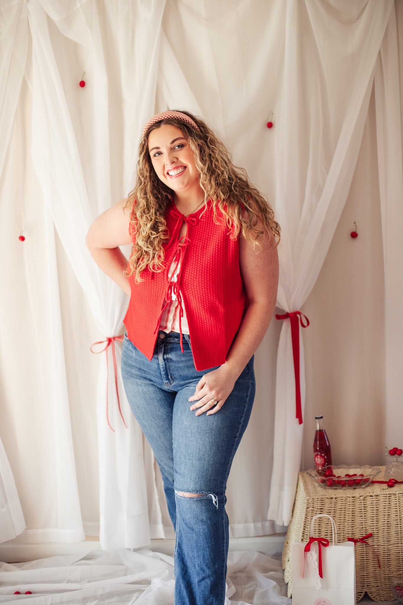 Sweet As Cherries Vest
