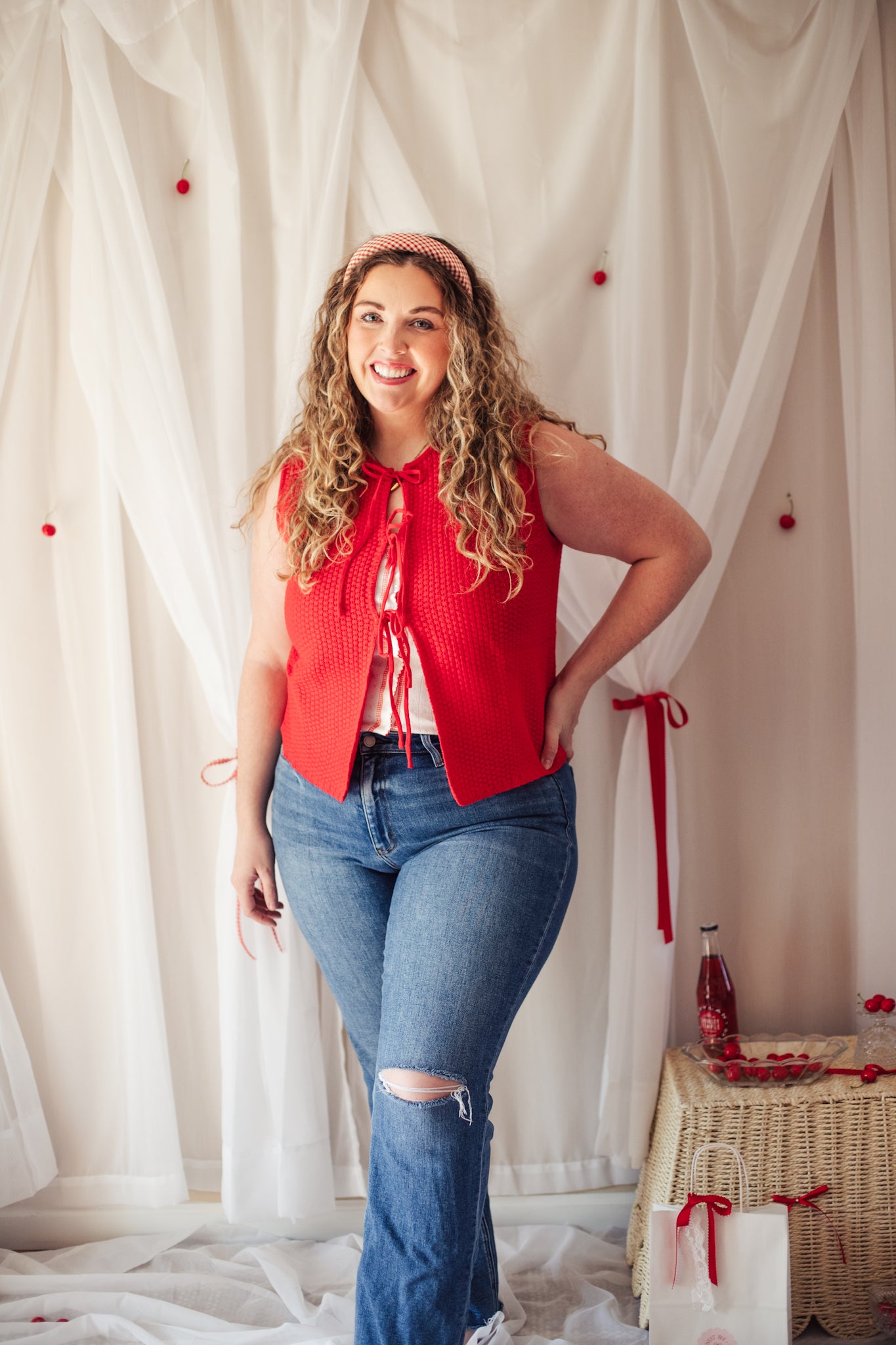 Sweet As Cherries Vest