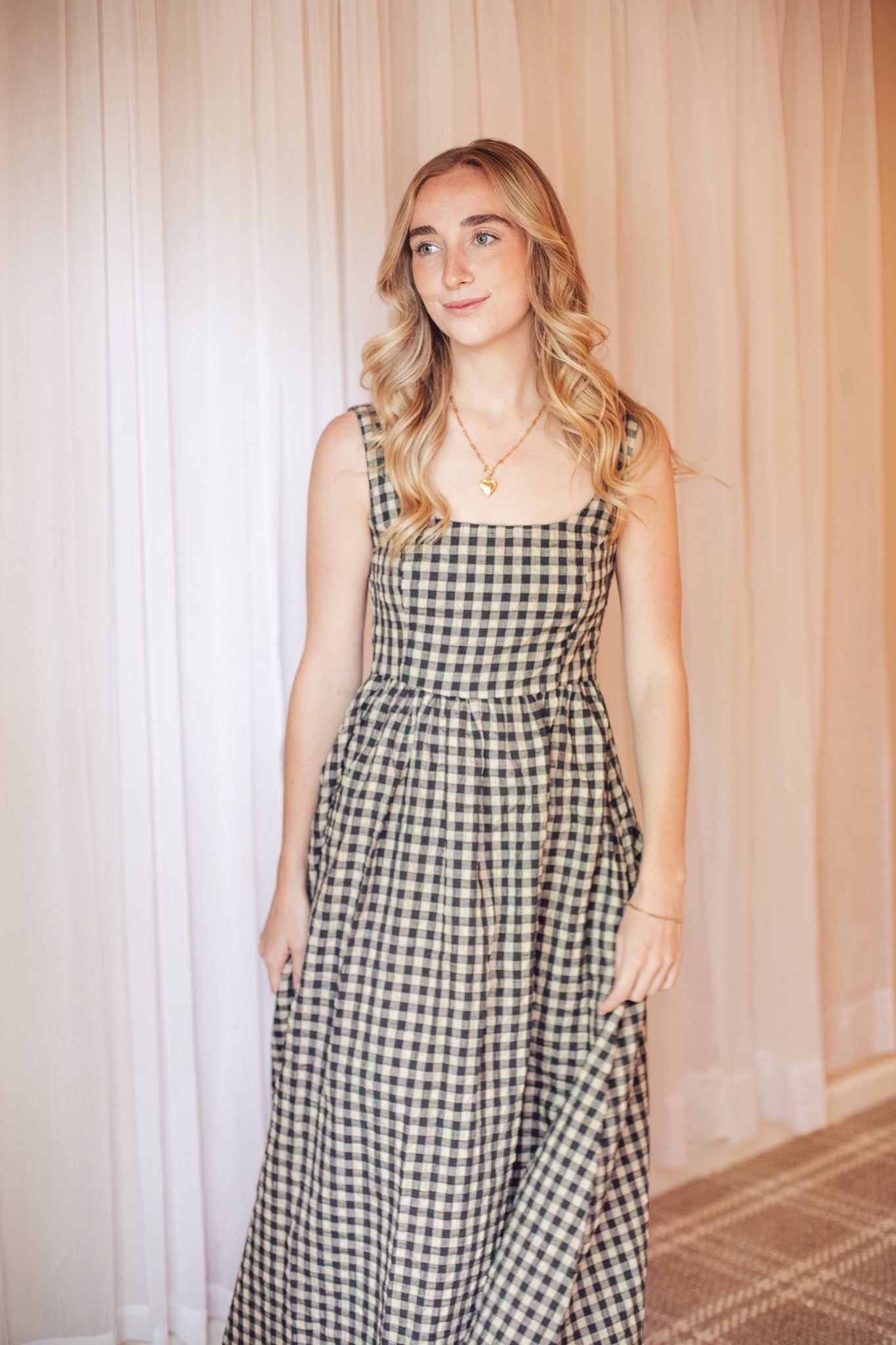 Harvest Gingham Dress