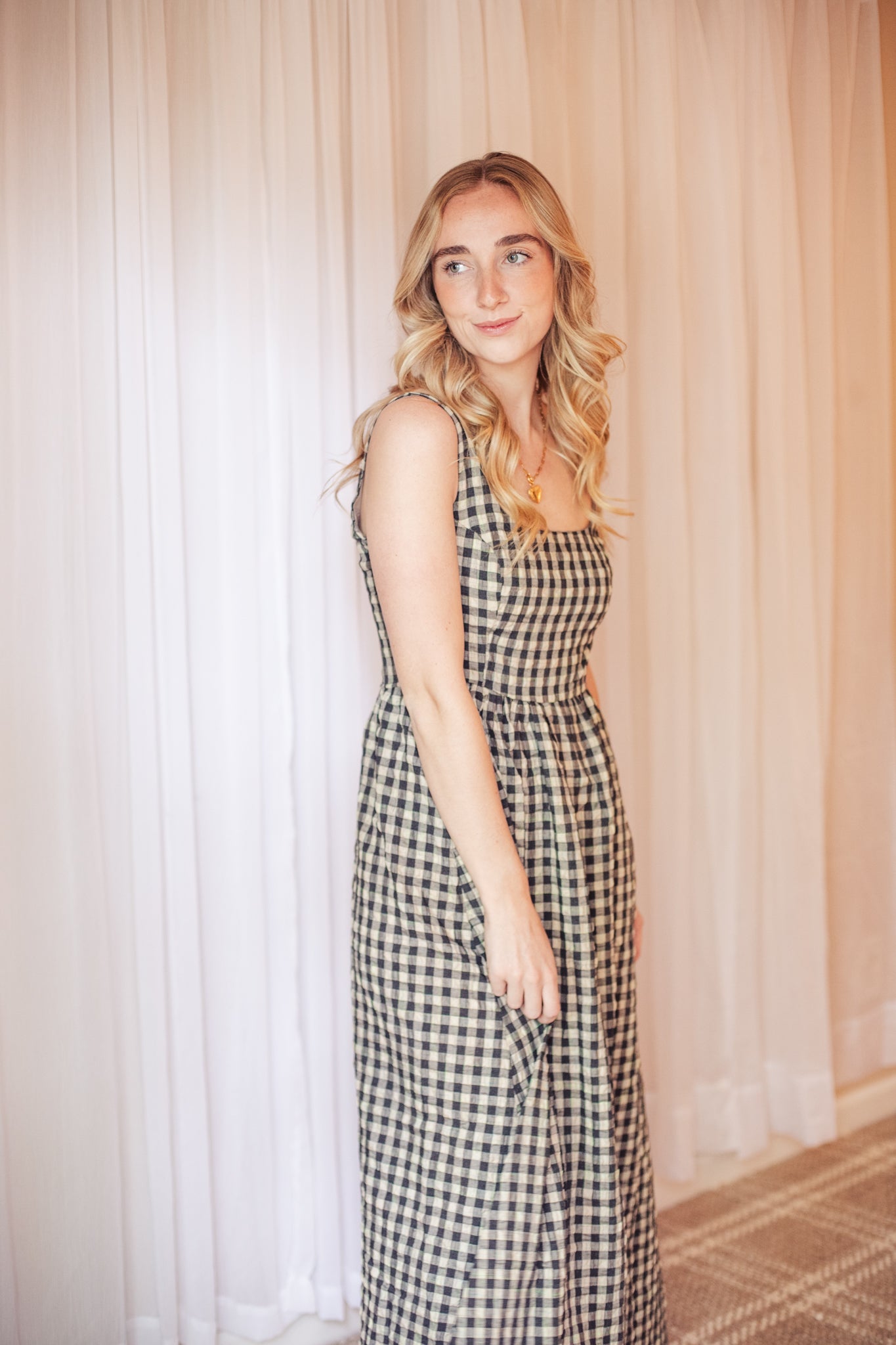 Harvest Gingham Dress
