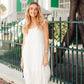 Santorini White Dress