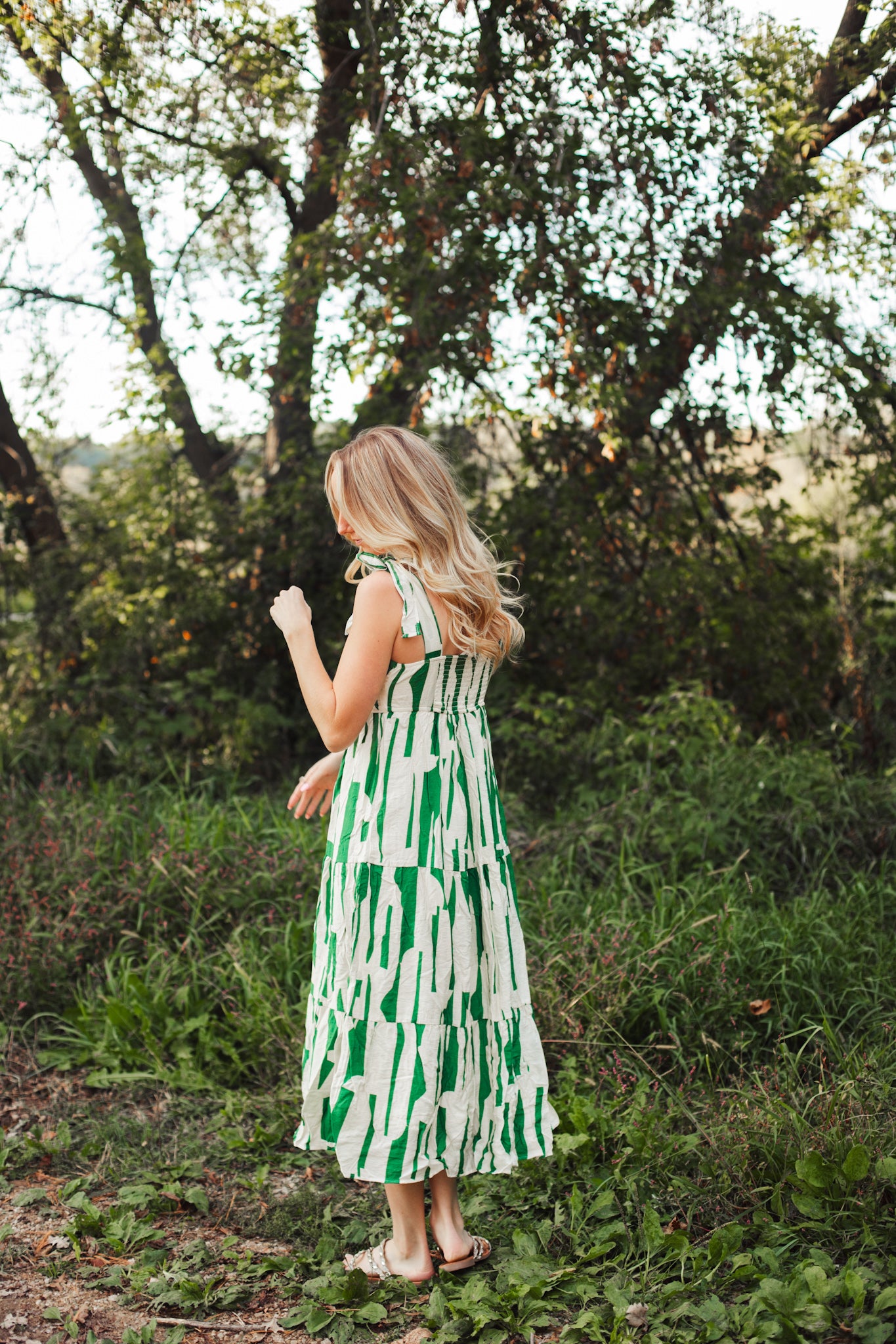 Going Places Green Dress