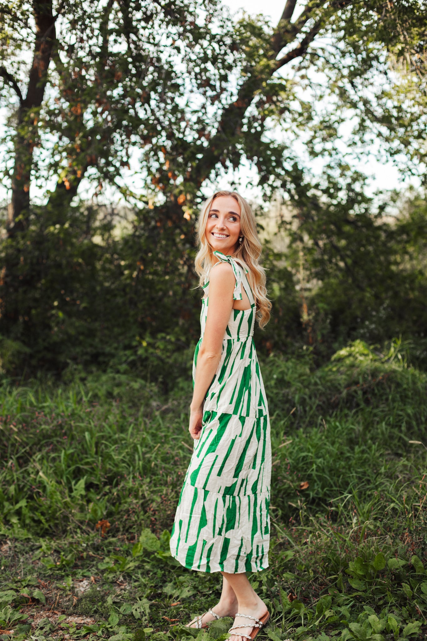 Going Places Green Dress