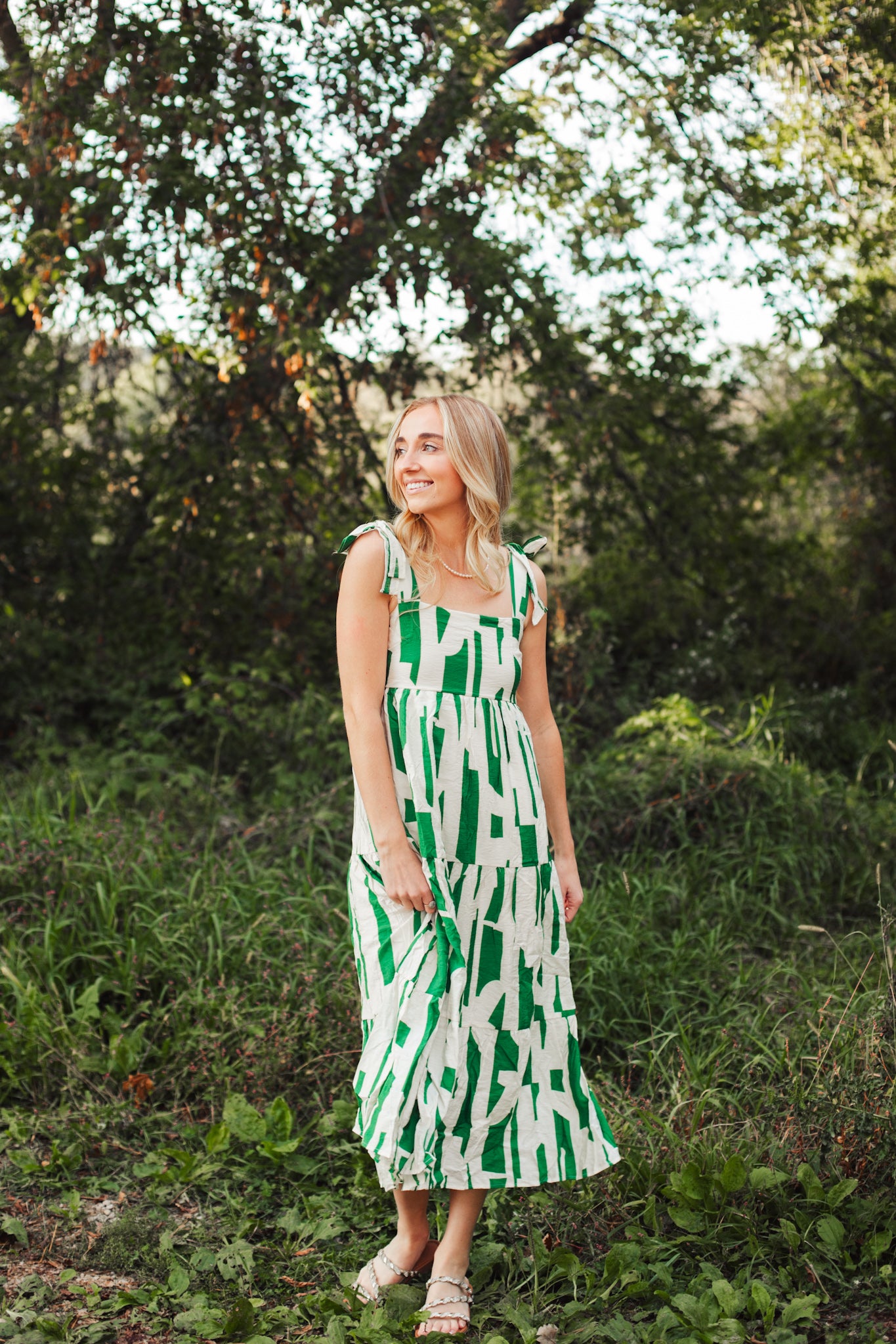 Going Places Green Dress