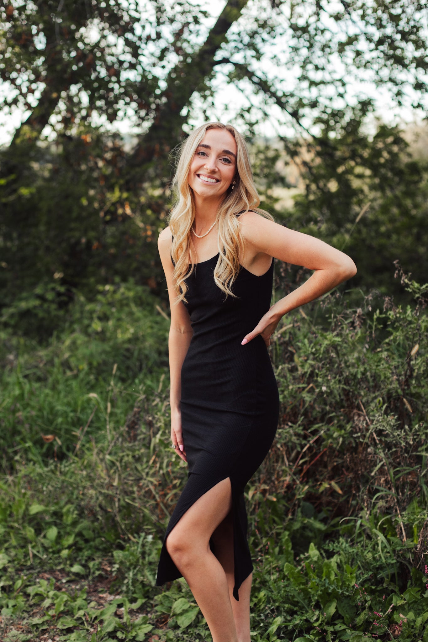 Anything But Basic Dress - Black