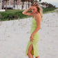 Anything But Basic Dress - Lime