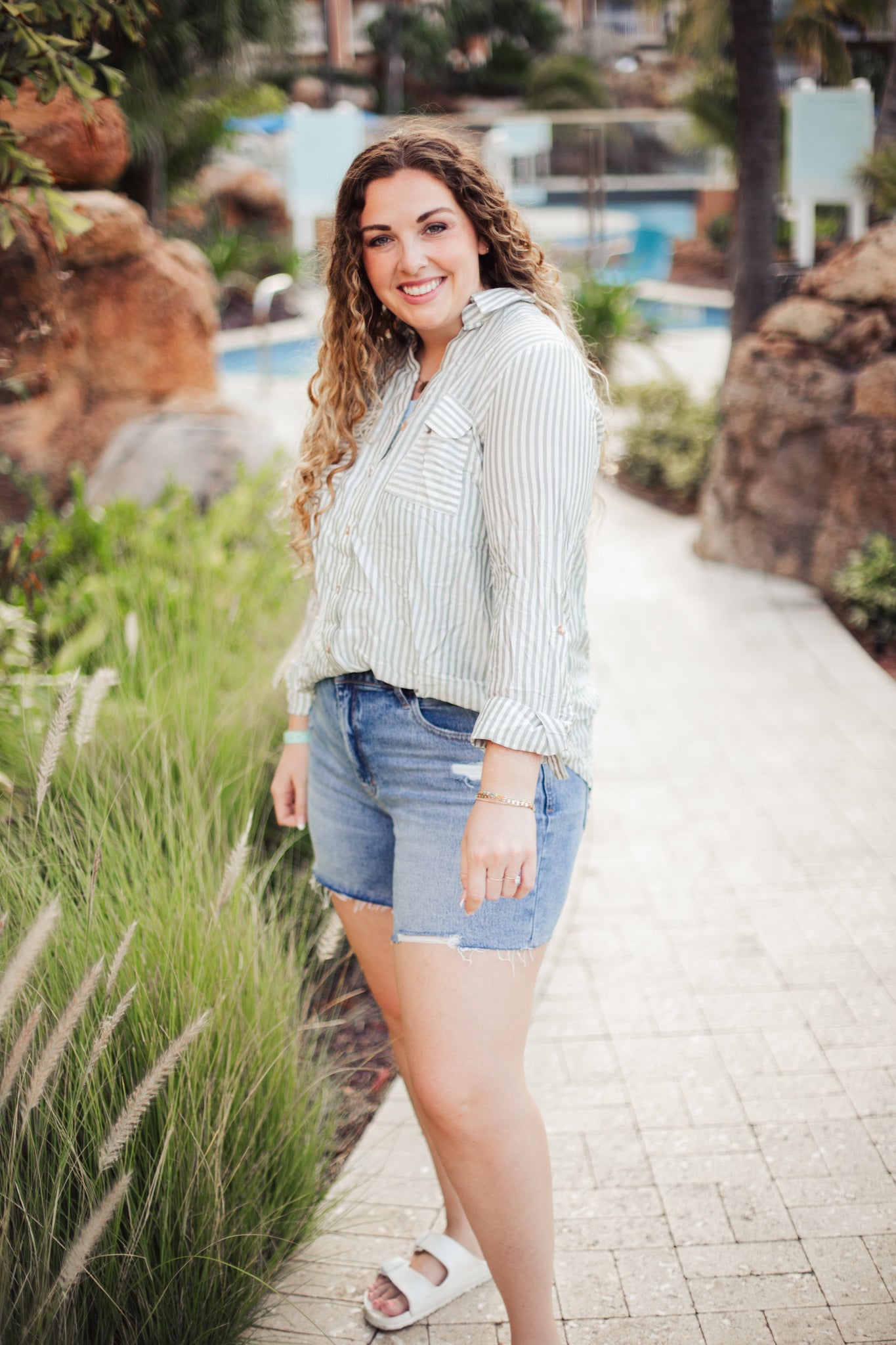 Ocean Breeze Top - Sage