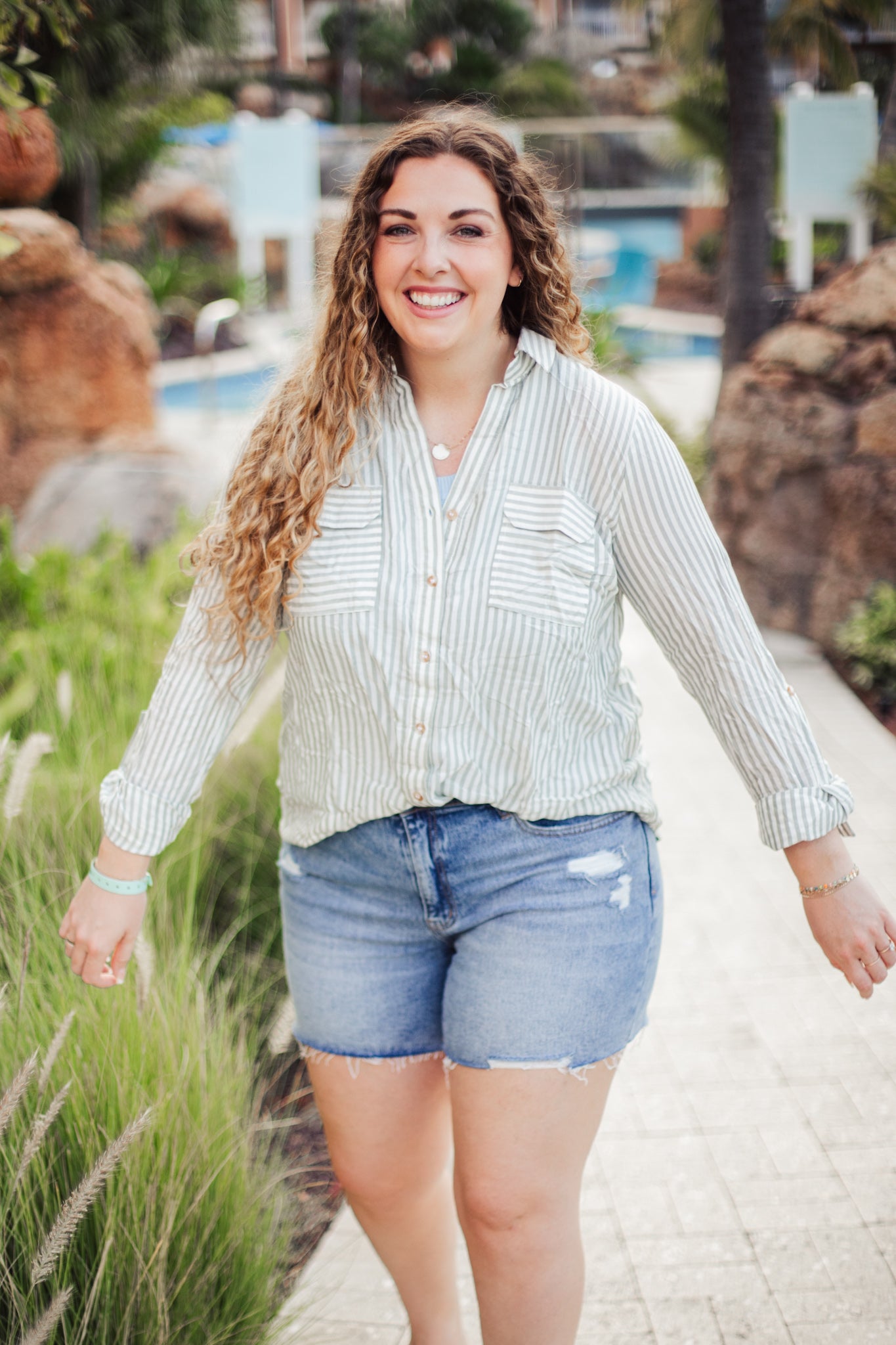 Ocean Breeze Top - Sage