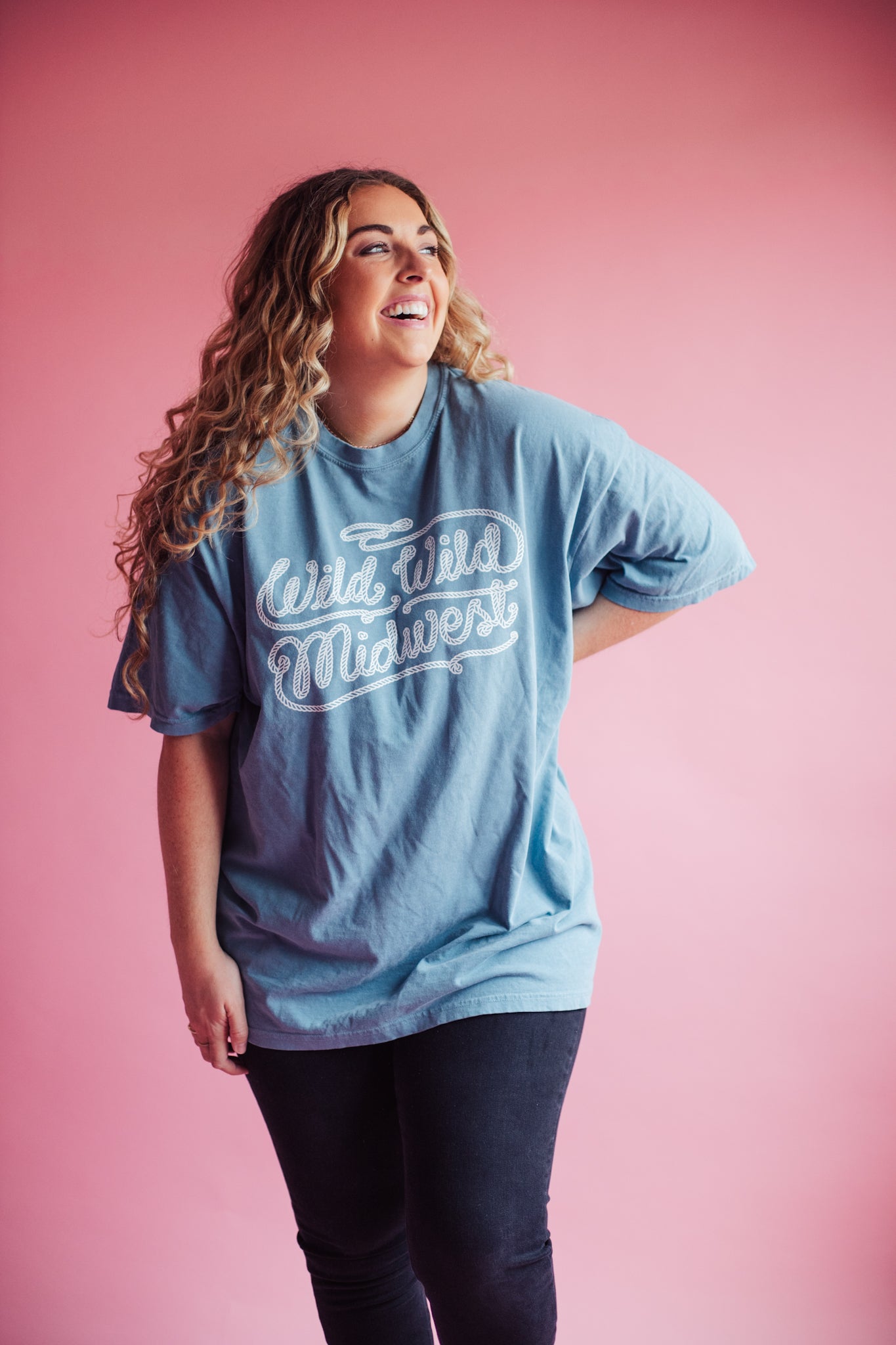 Wild Wild Midwest Oversized Graphic T