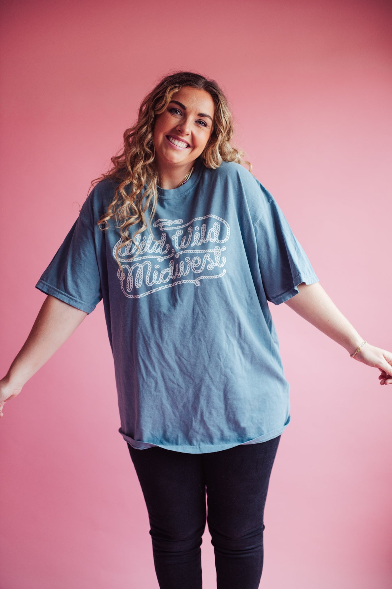 Wild Wild Midwest Oversized Graphic T