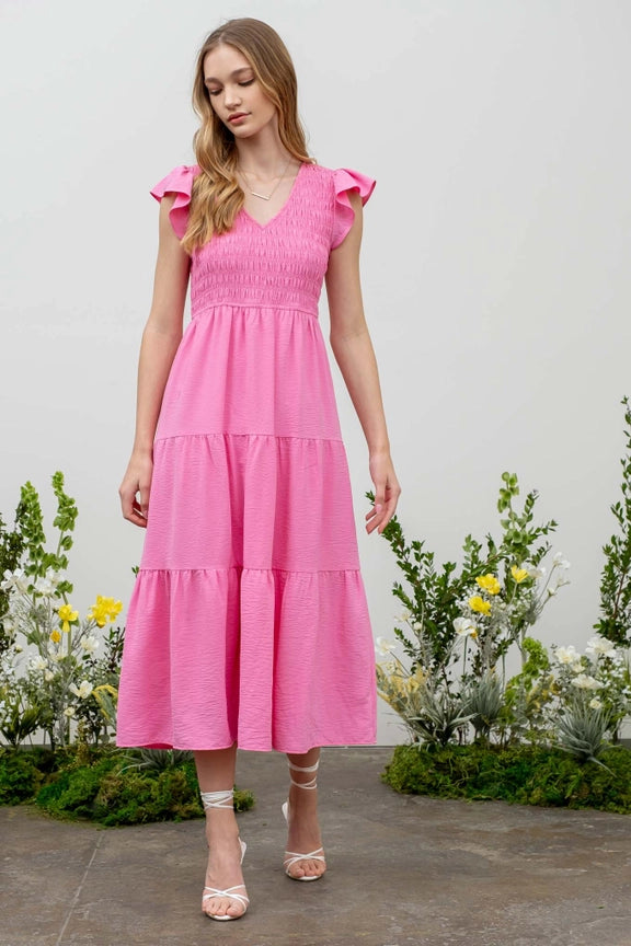 Beauty and Grace Dress - Pink