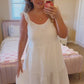 Santorini White Dress