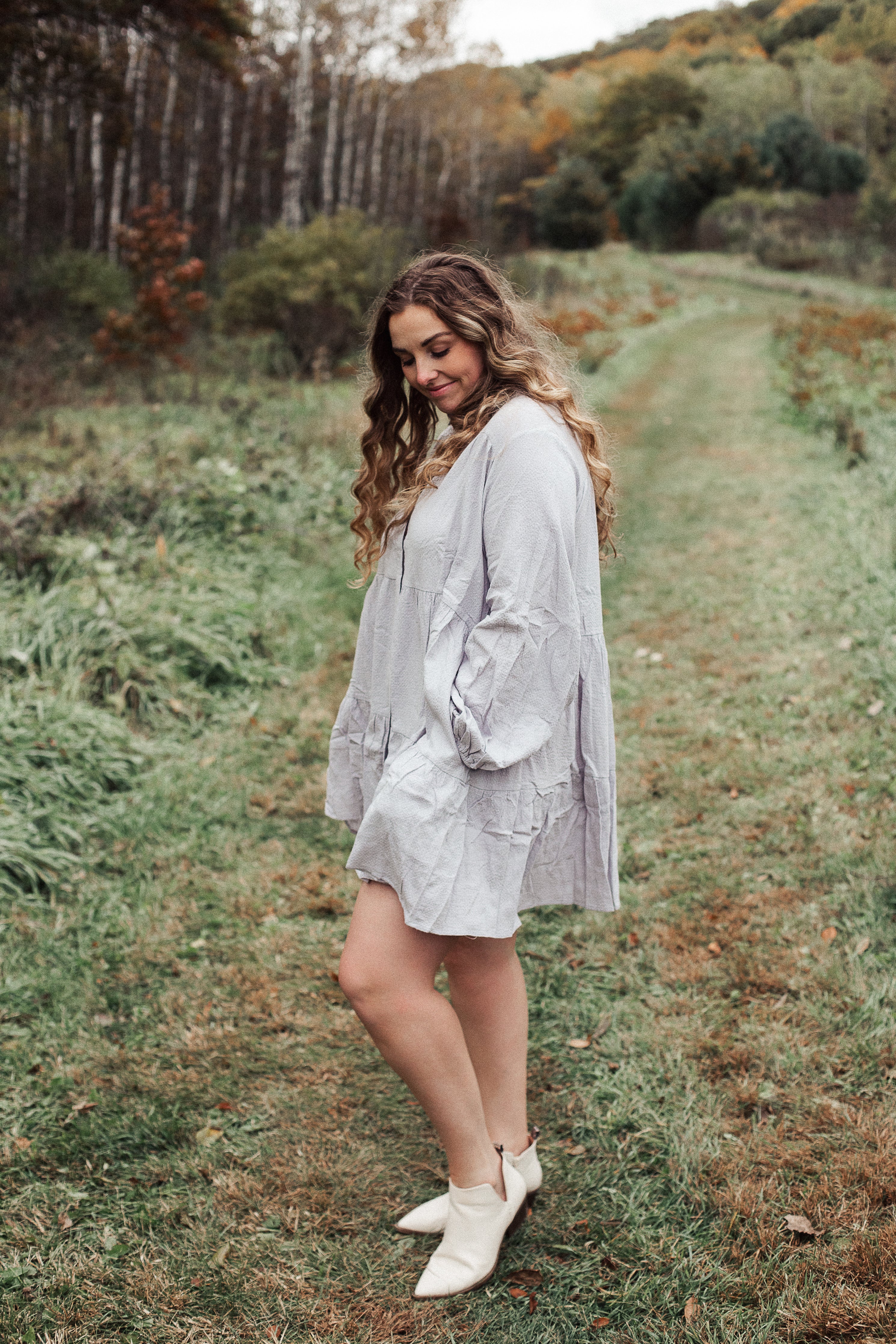 The Dawn Dress - Grey